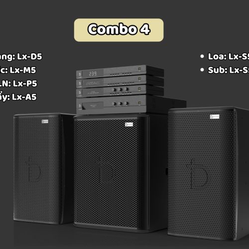 Dàn Karaoke Thiết Kế Đồng Bộ LX5 SERIES – Âm Thanh Tuyệt Hảo, Thiết Kế Tinh Tế Cho Mọi Không Gian