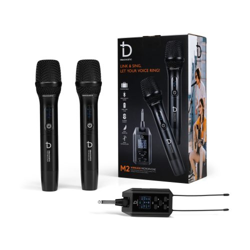 Micro không dây DBacoustic M2 – Hát hay, kết nối dễ dàng, thiết kế hiện đại