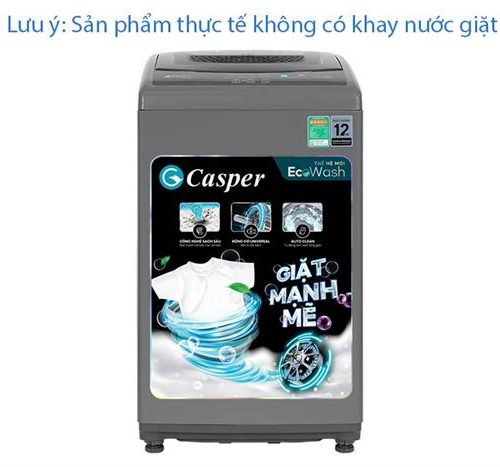 Máy Giặt Casper WT75NG1 7.5Kg Cửa Trên EcoWash Chính Hãng Giá Tốt Tại Hải Phòng