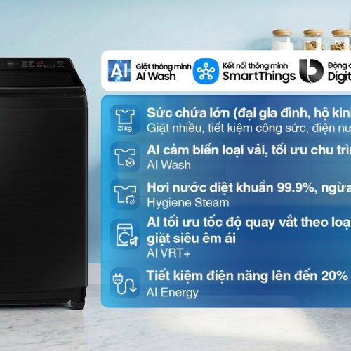 Máy Giặt Samsung WA80F15B6BSV 8Kg Chính Hãng Giá Tốt Tại Hải Phòng
