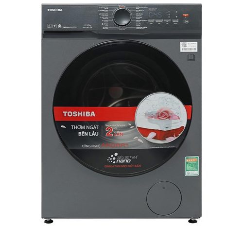 Máy Giặt Toshiba Inverter 12Kg TW-T21BU130UWV(MG) Cửa Trước Chính Hãng Giá Tốt Tại Hải Phòng