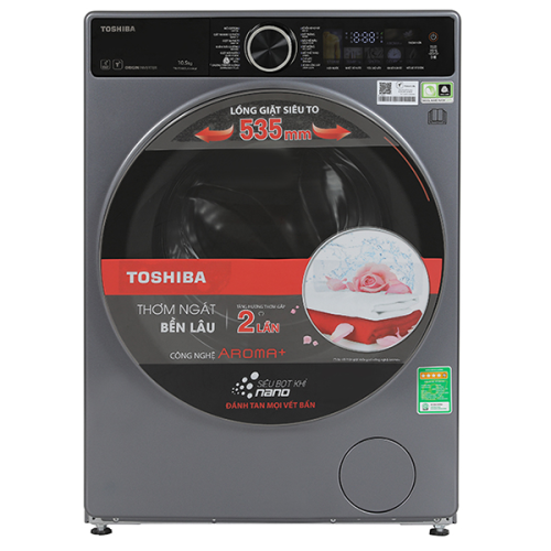 Máy Giặt Toshiba Inverter 10.5Kg TW-T23BU115UWV(MG) Cửa Trước Chính Hãng Giá Tốt Tại Hải Phòng