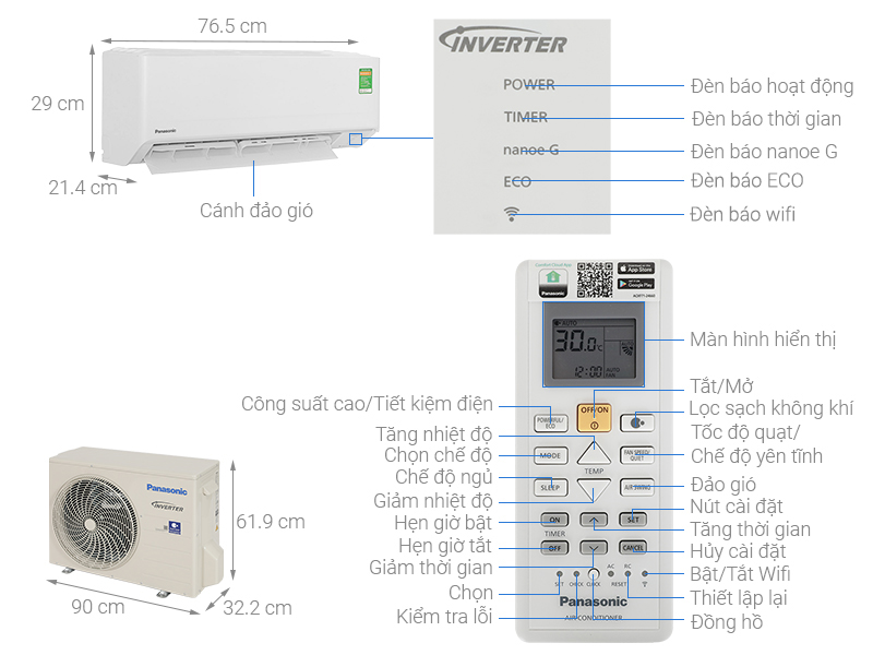panasonic-inverter-2-hp-cu-cs-pu18akh-8-fix-note
