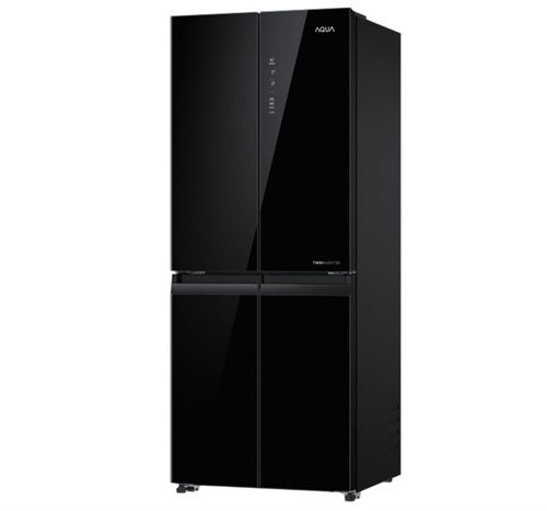 Tủ lạnh Aqua Inverter 410 lít Multi Door AQR-M466XA(GB)