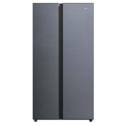 Tủ lạnh Aqua Inverter Side by Side 569 lít AQR-S633XA(SL) – Twin Inverter, H-DEO Fresh
