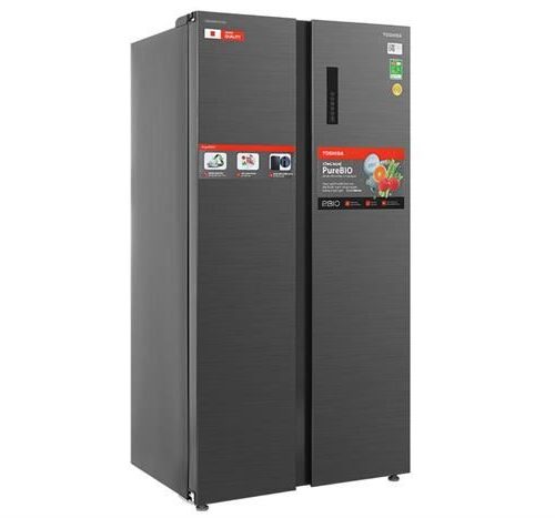 Tủ Lạnh Toshiba Inverter GR-RS696WI-PMV(60)-AG 555 Lít Side By Side Chính Hãng Giá Tốt Tại Hải Phòng