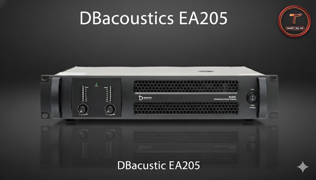 Cục đẩy công suất DBacoustic EA205 – Hiệu năng mạnh mẽ, chất âm trung thực cho dàn karaoke & sân khấu