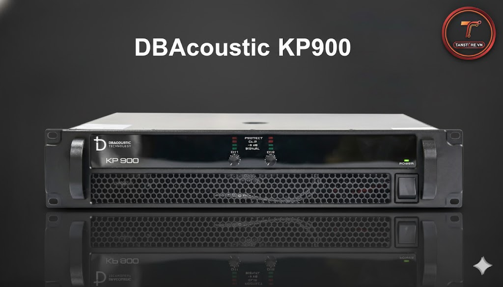 Cục Đẩy Công Suất DBacoustic KP900 – 2 Kênh Class H Mạnh Mẽ Cho Dàn Karaoke, Sân Khấu, Hội Trường