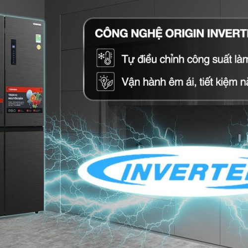 Tủ Lạnh Toshiba Inverter GR-RF606WI-PMV(60)-AG 509 Lít 4 Cánh Chính Hãng Giá Tốt Tại Hải Phòng