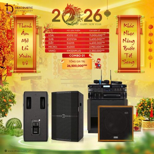 Combo 01- Âm Thanh DBacoustic Giá Tốt 2026 tại Hải Dương